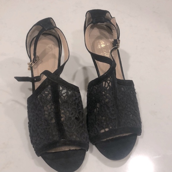 Nanette Lepore Black heels - Sz 6.5 M - Picture 1 of 5